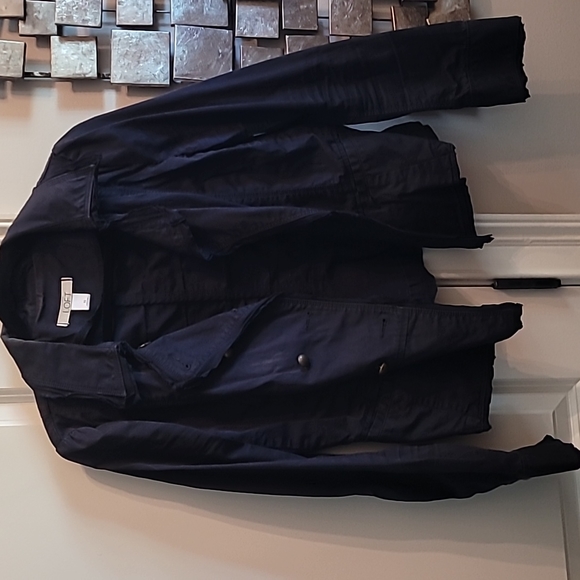 LOFT Jackets & Coats Navy Blue Utility Jacket Poshmark